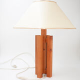 Cruciform wood lamp "Scandinavian"