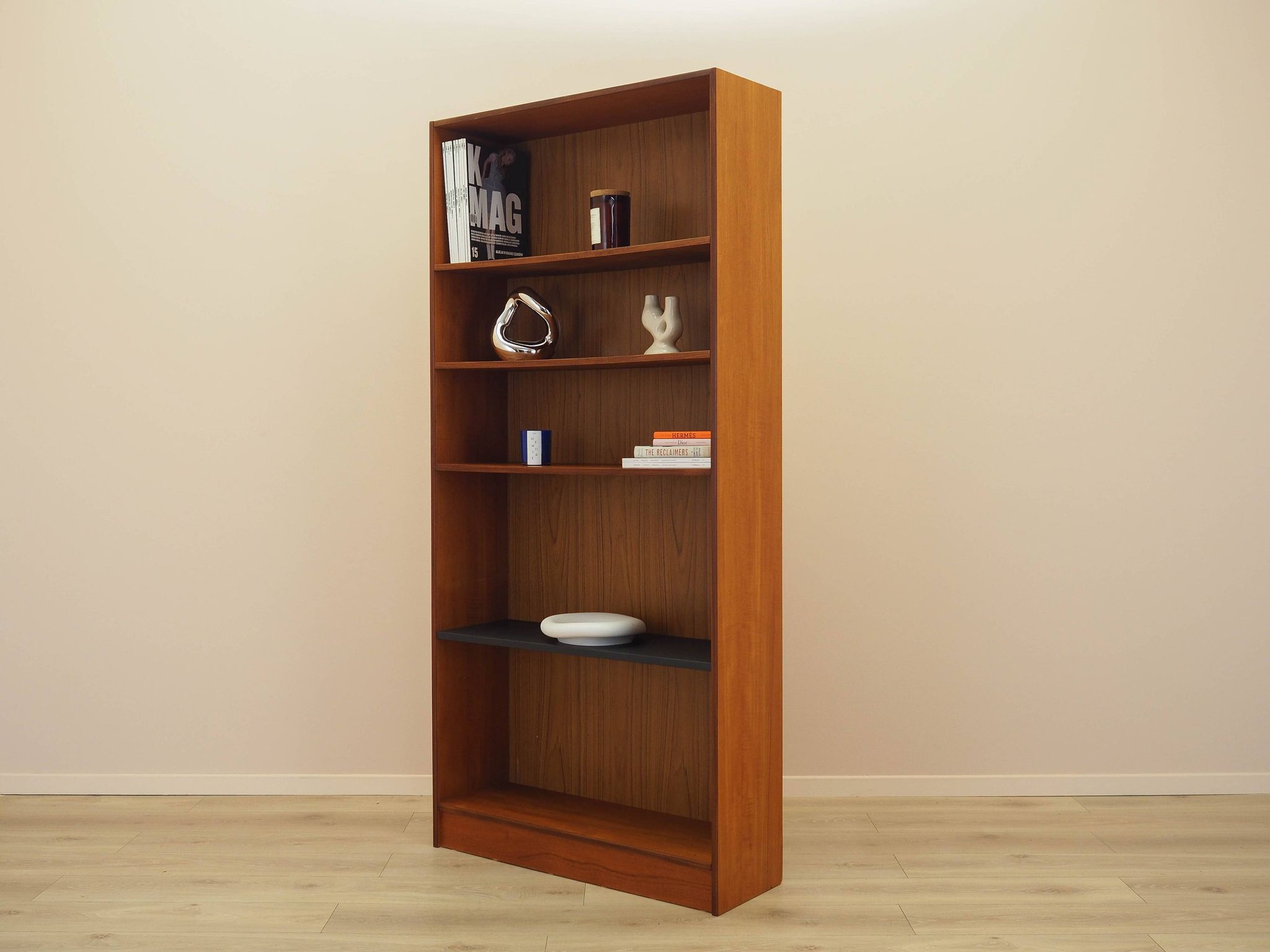 Bibliothèque en teck, design danois, années 1970, fabriquée au Danemark