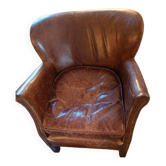 Fauteuil club cuir