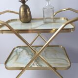 Golden vintage folding service