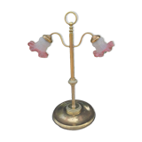 Bronze and brass table lamp