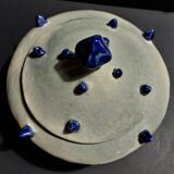 Ceramic bonbonnière signed job dated 8/08