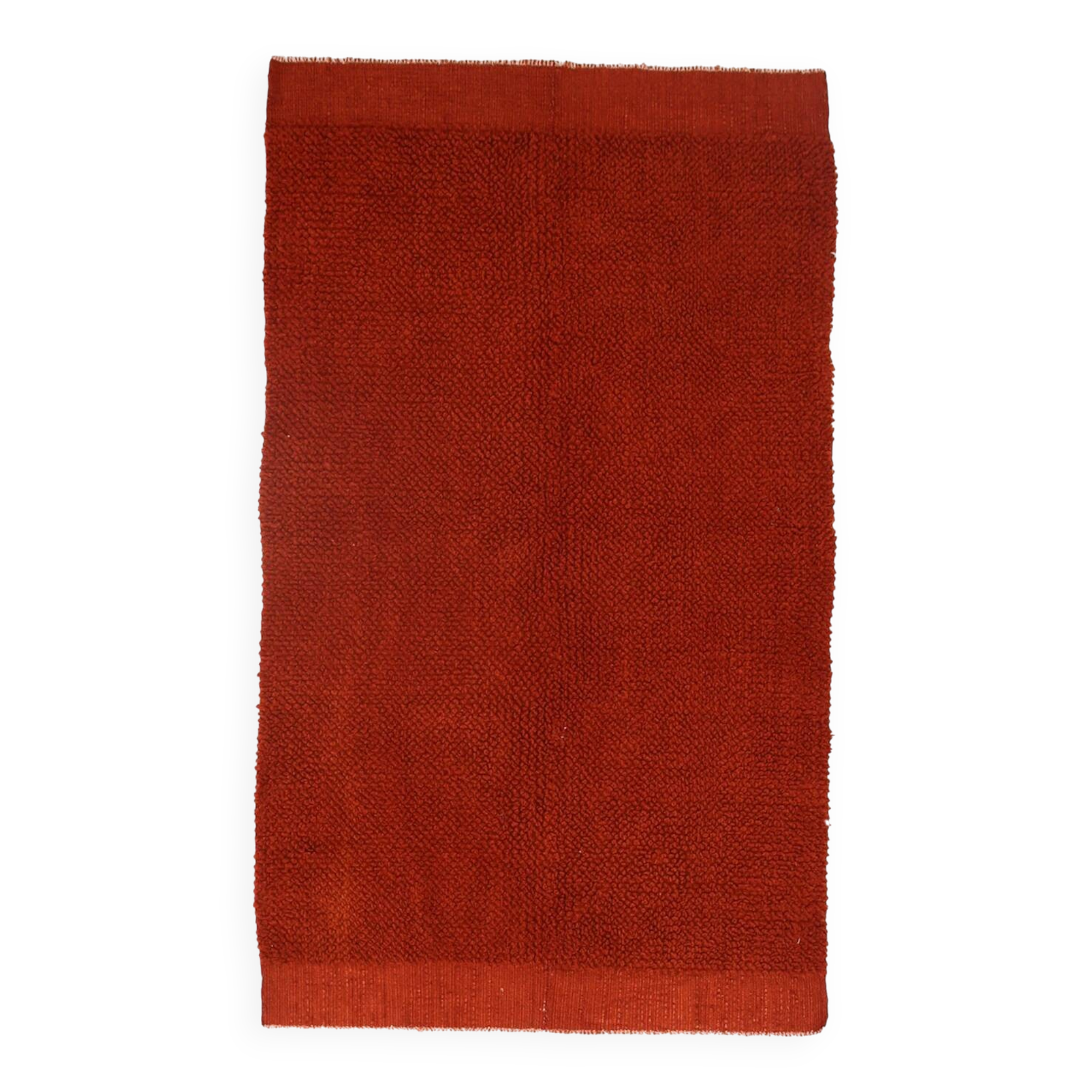 4x7 Kilim Terracotta Contemporary Kilim Area Rug, 120x205Cm