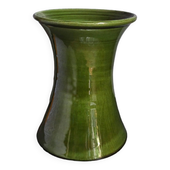Vase diabolo céramique vintage années 50