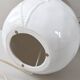 Lampe de table en faïence blanche, 1970