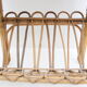 Side table in rattan