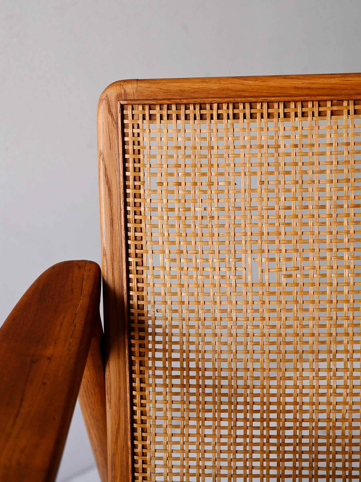 Swedish Vintage Teak armchair by Folke Ohlsson for DUX