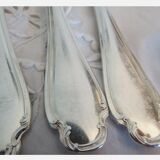 Alfenide Christofle 12 table covers 24p silver metal Model Pompadour