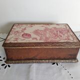 Box, wooden and leather case