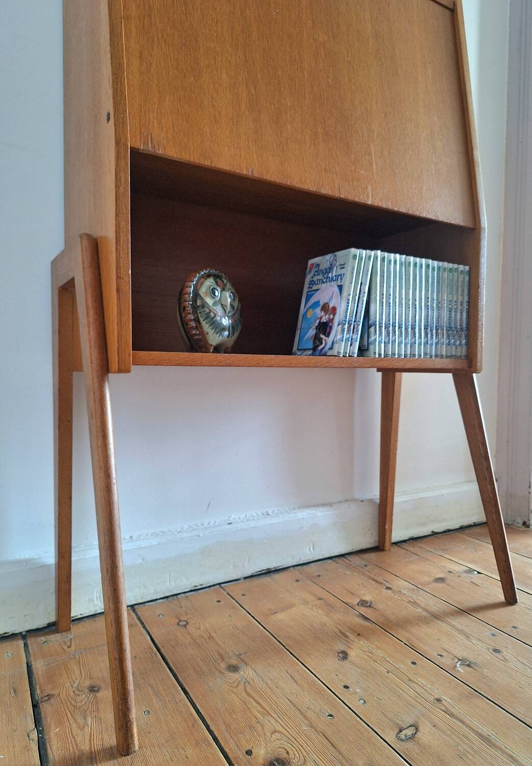 Secrétaire vintage, meuble bureau, bar ancien