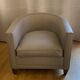 Fauteuil modèle Normandie Philippe Hurel taupe
