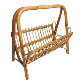 Bamboo magazine rack 1960