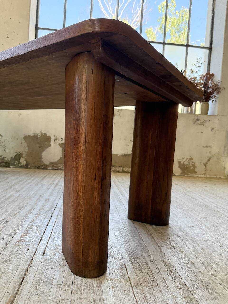 1950s oak reconstruction table