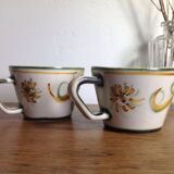 Set of 2 ceramic cups Keraluc Quimper