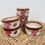 Set of 6  stoneware bowls-Manufacture Niederviller