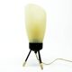 Pop art glass bedside lamp, Poland, 1960s