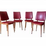 4 Baumann chairs model Nadia, 1960