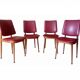 4 Baumann chairs model Nadia, 1960