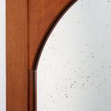 Art Deco Oak Wall Mirror, Belgium, circa 1915