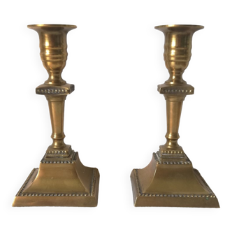 Pair of candle holders