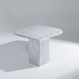 Table basse goutte en marbre gris, 1980s