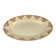 Oval dish "amandinoise", St Amand, geometric pattern, 20th century