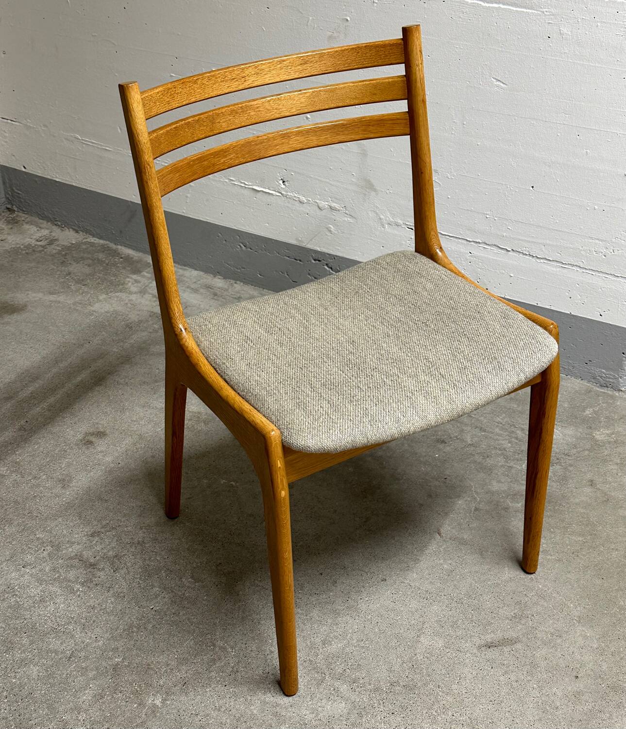 Set of 6 Mid-Century Oak Dining Chairs by KS Møbler