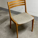 Set of 6 Mid-Century Oak Dining Chairs by KS Møbler