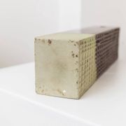 Vintage skyscraper vase - Brown ceramic flower vase - Mid-century Czech design - 1960s