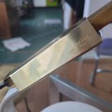 Lampe Ferdinand Solere avec son réflecteur bleu, années 50