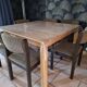 Chaises baumann vintage des années 60 tapissées. ensemble de 6 chaises anciennes estampillées bauman
