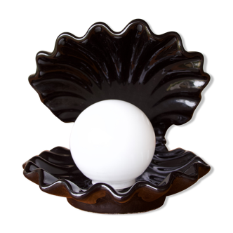 Vintage shell table lamp 80s