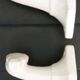 Set of 4 coat hooks, antique porcelain coat rack, art deco circa 1920