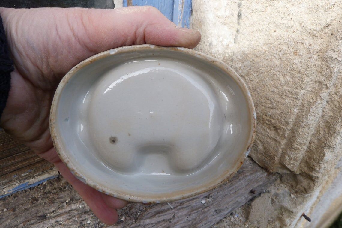 Ashtray dizz beige bird decoration