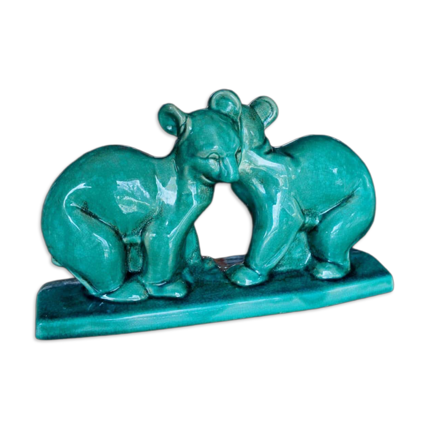 Ceramic Bear Figurine