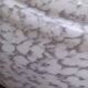 Art Deco speckled glass basin globe