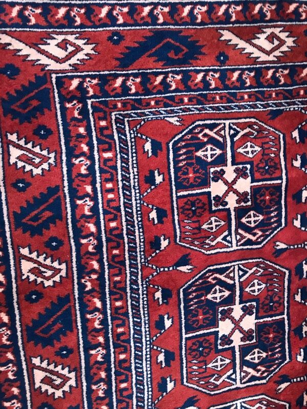 Persian rug Kurdish ground turkmen 190 x 275 cm