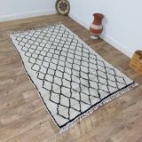 Tapis berbère en laine fait main 220 X 130 CM