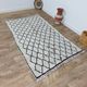 Handmade wool Berber rug 220 X 130 CM