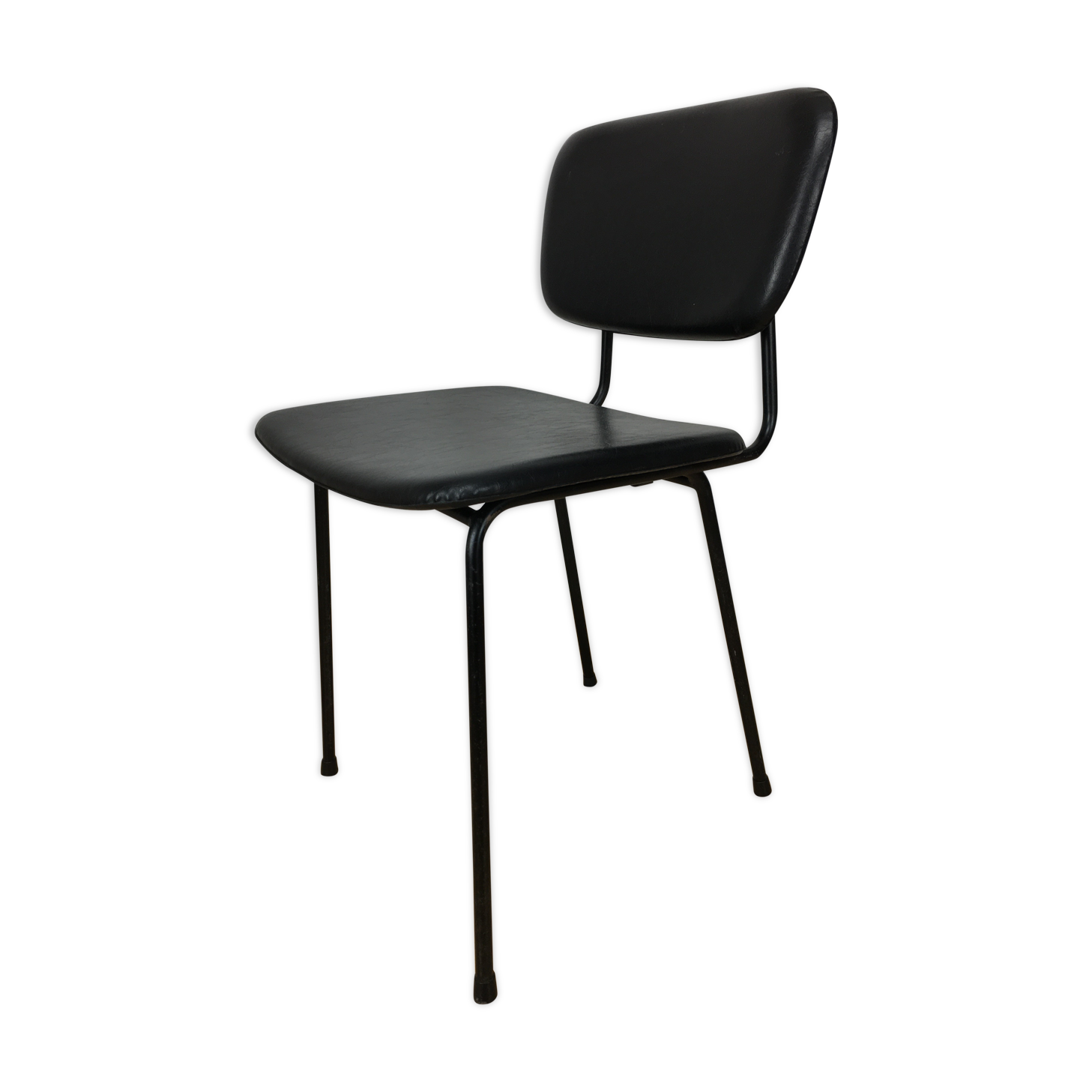 Airborne chair, Carolina Prefacto, 1950, metal and black skai