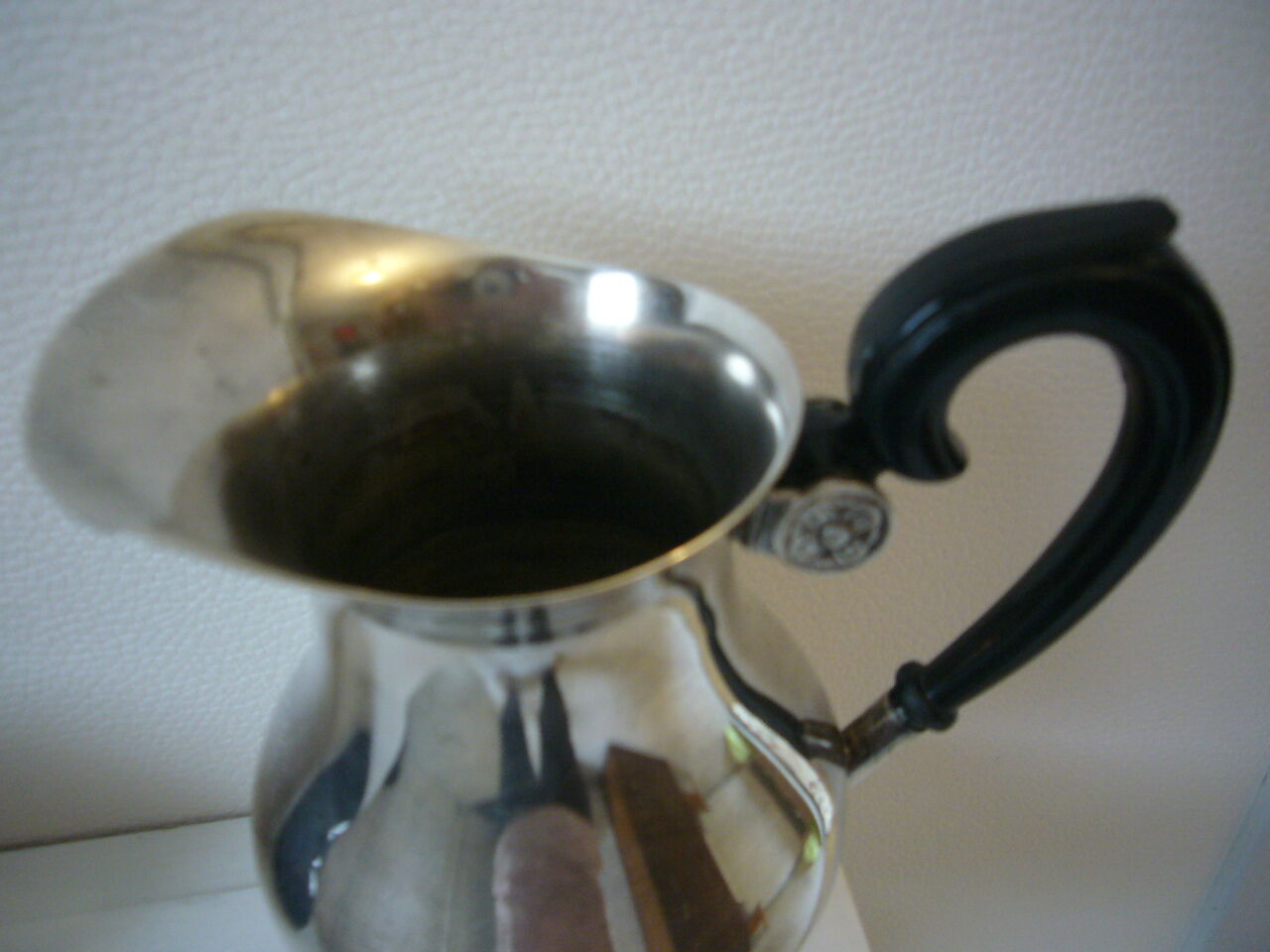 Silver metal art deco