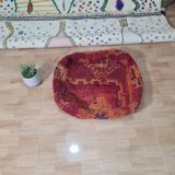 Pouf berbère bohemian fait main 60 X 60 X 25 CM