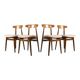 Vintage Dining Chairs by ZFM, Poland, 1960s, Set Of 4