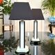Modernist Art Deco lamps in opaline - 20th century lighting - Modern Design