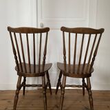 Set of 2 vintage Baumann Tacoma bistro chairs, circa 1960