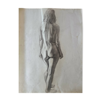 Nude pencil drawing 1960