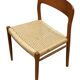 Set of 4 JL Moller model 75 chair by Niels Otto Moller Danish Design