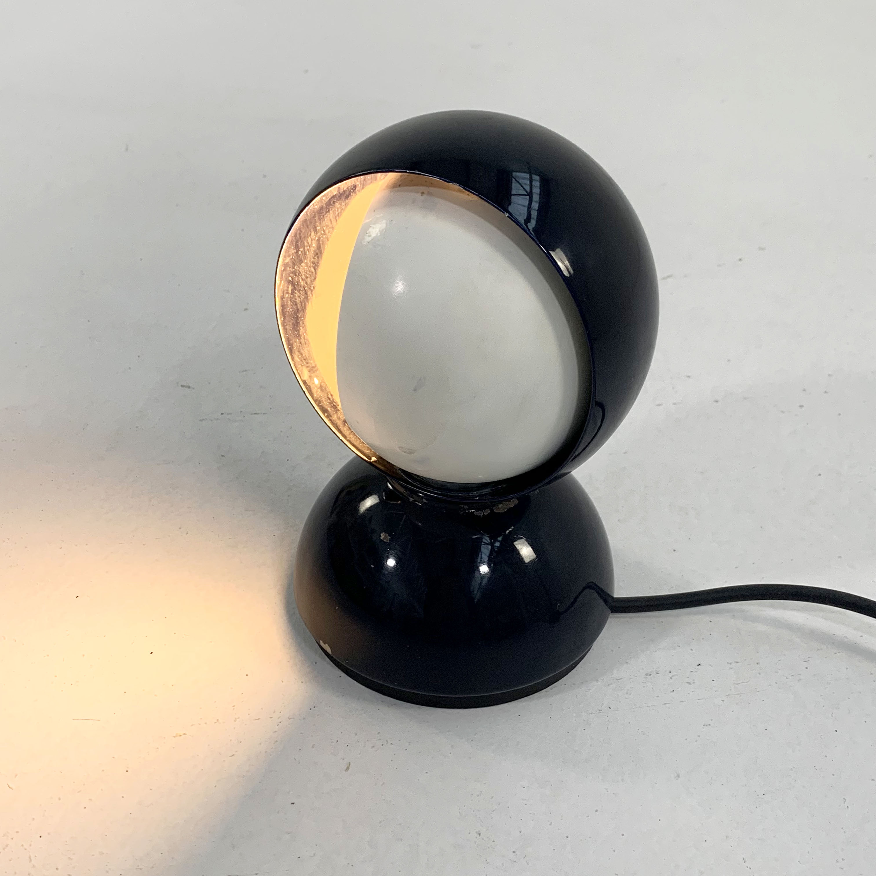 Midnight blue eclisse lamp by Vico Magistretti for Artemide, 1960