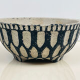 Cache-pot or planter in cement - tripod, brutalist - 1950