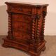 Italian Renaissance oratory in walnut and burl walnut - 17th century